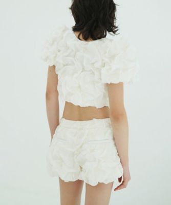 リリー W FACE CLOUD PUFF SLEEVE TOPS W FACE CLOUD PUFF SLEEVE TOPS｜TOPS(トップス)｜CLANE OFFICIAL